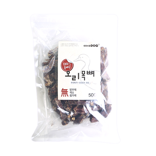 코코독 오리 목뼈 500g